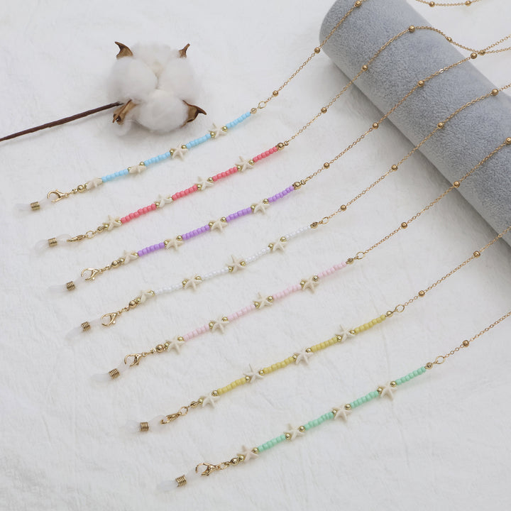 Beach-Inspired Beaded Eyewear Chain Bowlift