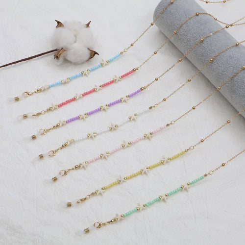 Beach-Inspired Beaded Eyewear Chain Bowlift