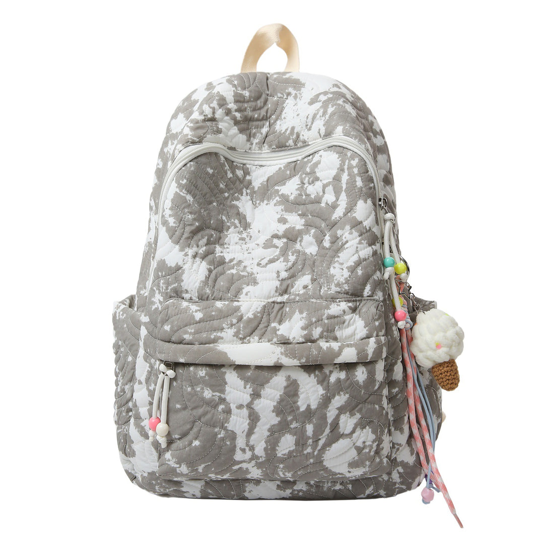 Quilted Patterned Backpack