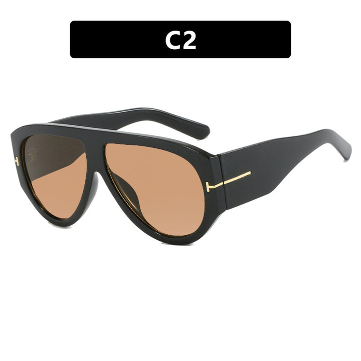 Women's Geometric Sunglasses with Modern Frame and Polarized Lenses Bowlift