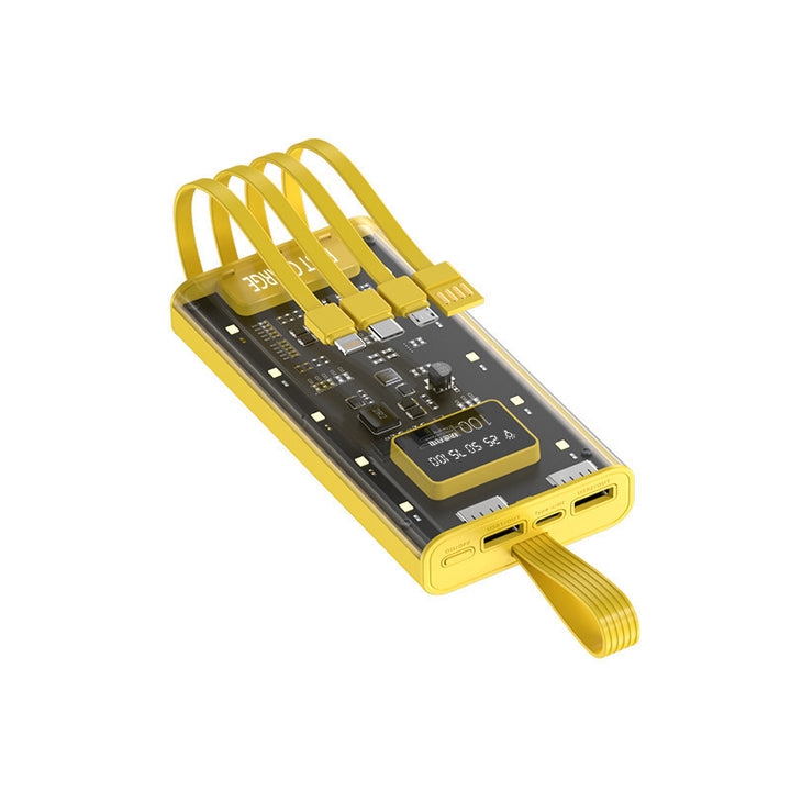 Portable power bank with powerful fast charging technology and intelligent battery level display Bowlift