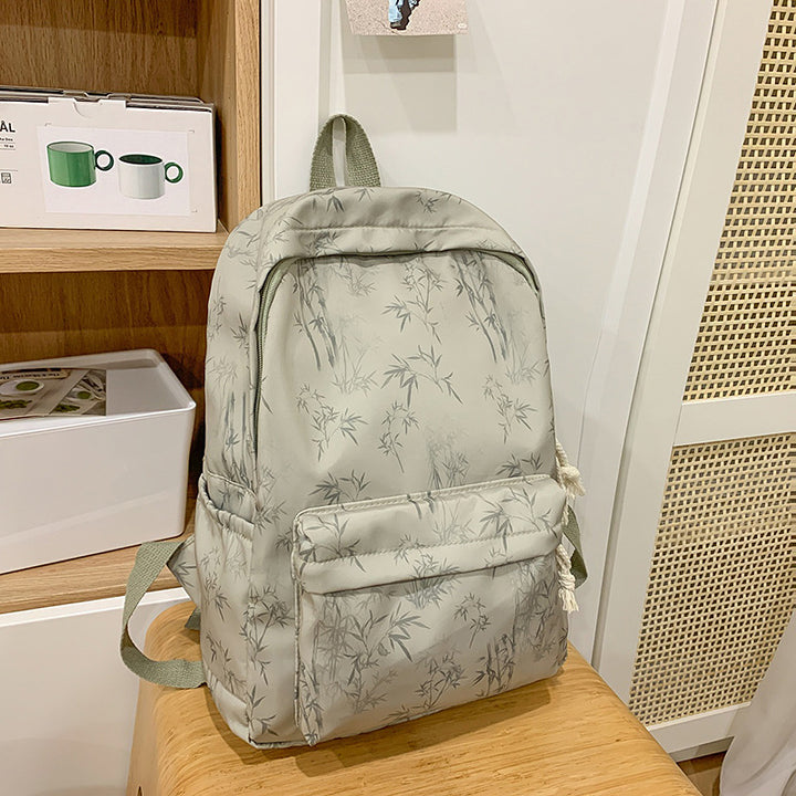 Minimalist Bamboo Print Backpack