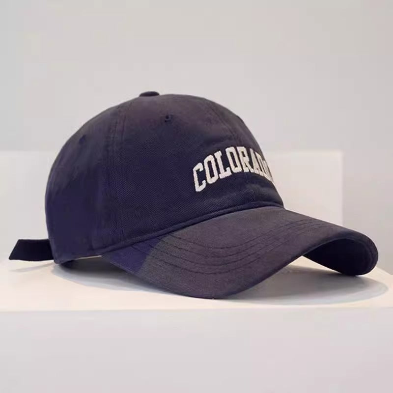Men's Cotton Adjustable Embroidered Baseball Cap Bowlift