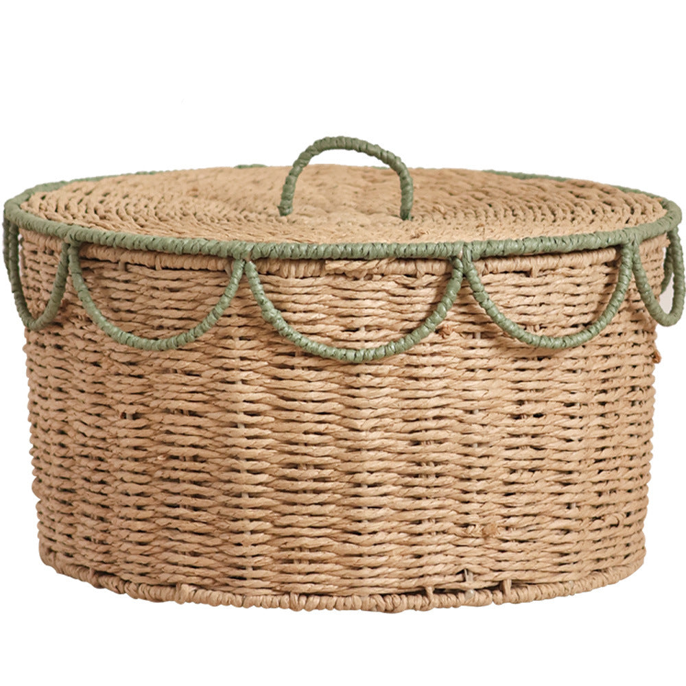 Storage basket with lid and handles Bowlift