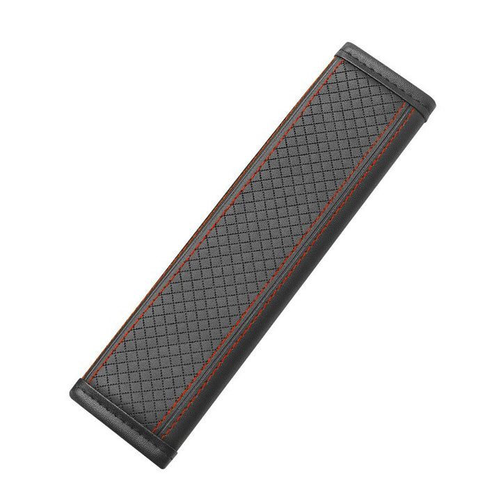 Padded Anti-Slip Quilted Seat Belt Shoulder Cushion with Reinforced Stitching Bowlift