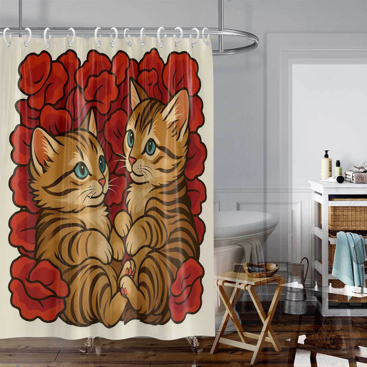 Decorative Shower Curtain Bowlift