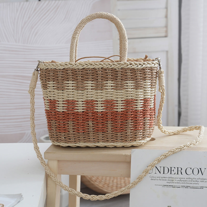 Basket bag with removable inner pocket Bowlift
