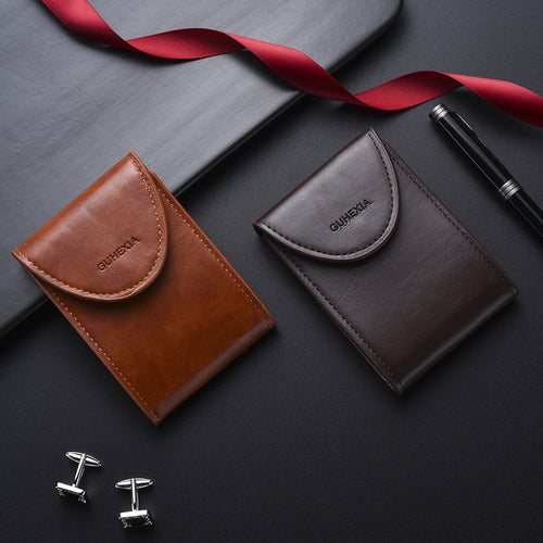Premium Leather Card Holder Bowlift