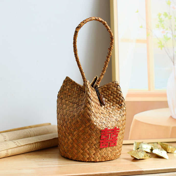 Handwoven Storage Tote Bowlift