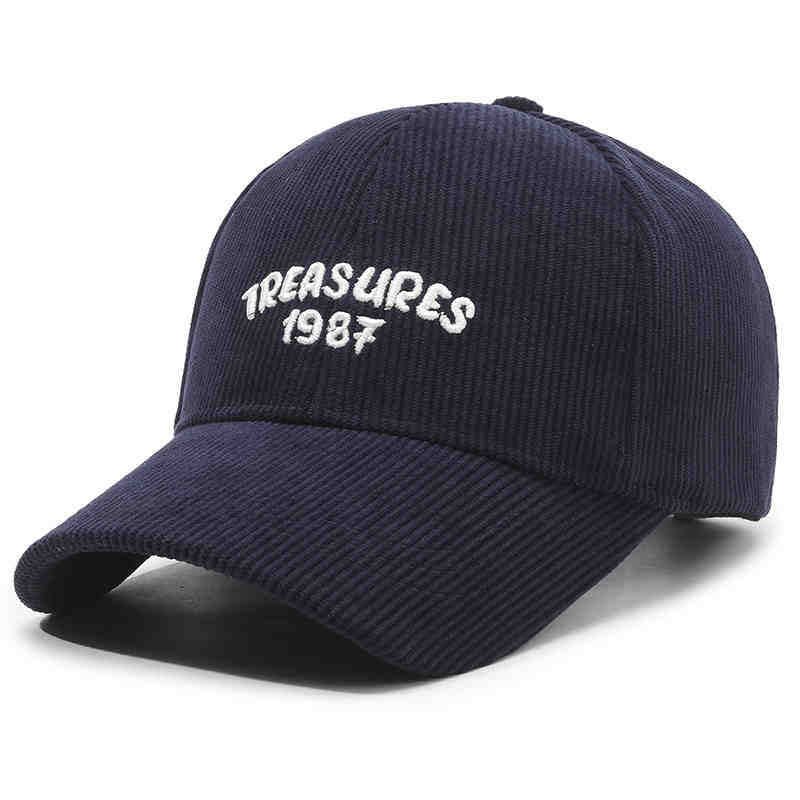 Women's Corduroy Embroidered Baseball Cap Bowlift