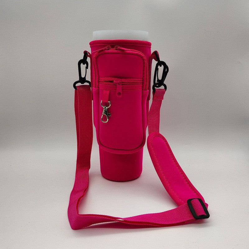 Ladies Multifunctional Phone Bag with Drink Holder Bowlift