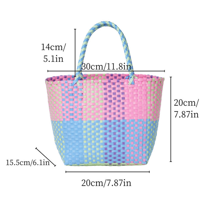 Colorful basket bag Bowlift