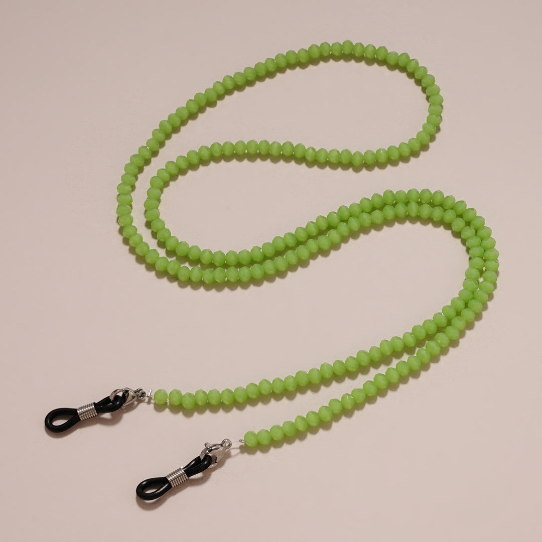 Gemstone-Accented Eyewear Chain Bowlift