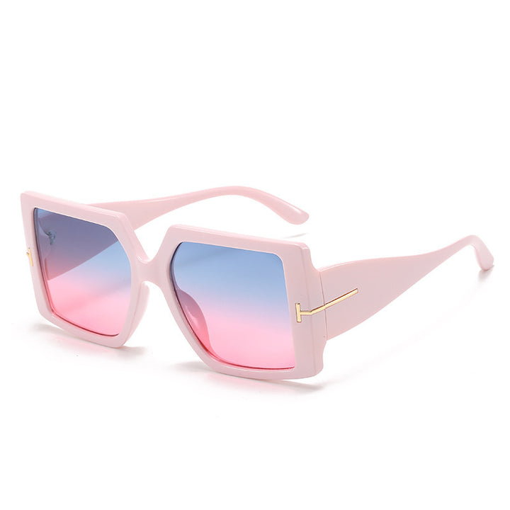 Oversized Geometric Shield Sunglasses Bowlift