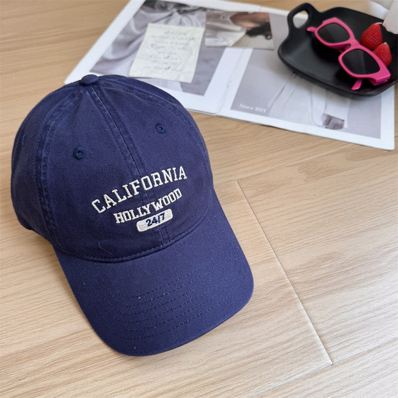 Women's Vintage-Inspired Cotton Baseball Cap Bowlift