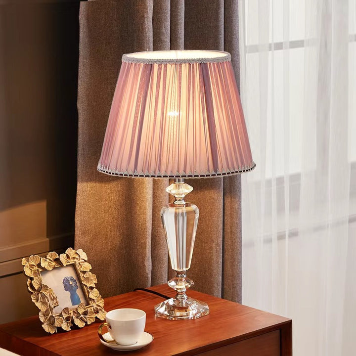 Modern Crystal Accent Table Lamp