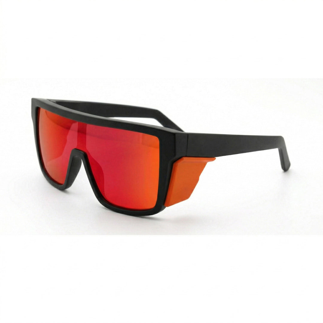 Ladies sports sunglasses in a modern design with a wide frame and polarizing lenses Bowlift