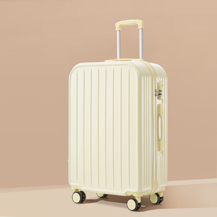 lightweight ABS hardshell spinner suitcase with telescopic handle and matching cosmetic case Bowlift