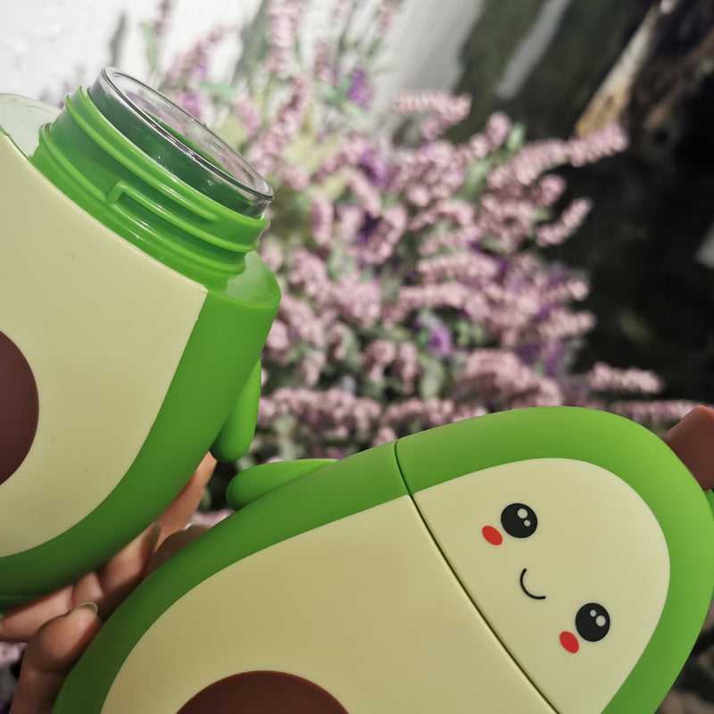 Ladies creative Avocado drinking bottle Bowlift