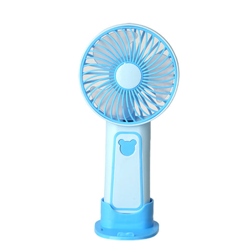 Unisex Portable Hand Fan with Flexible Stand Bowlift