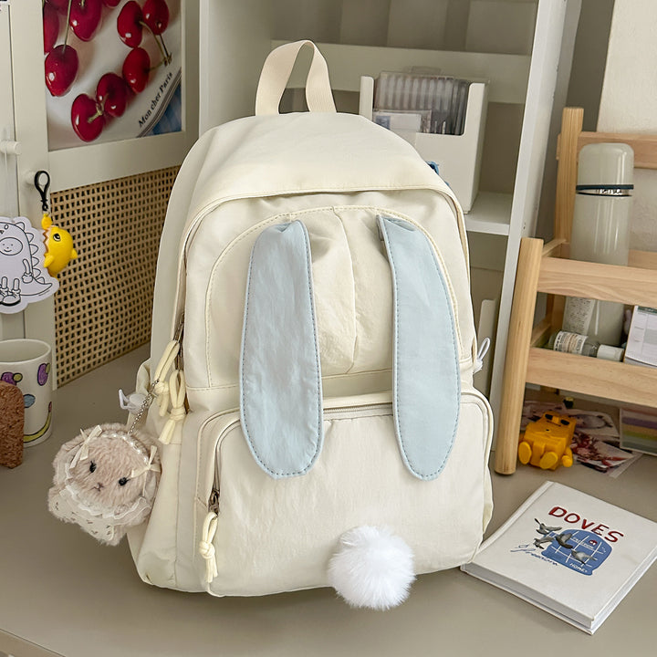 Cute Bunny-Ear School Backpack Bowlift