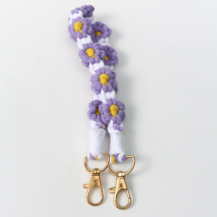Floral Patterned Keychain