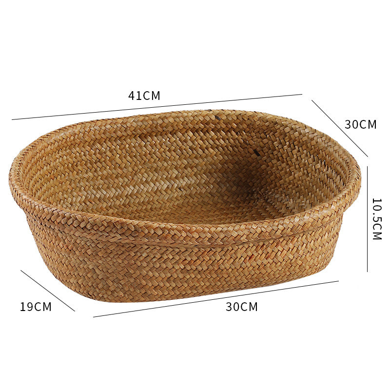 Natural Woven Serving Basket Bowlift