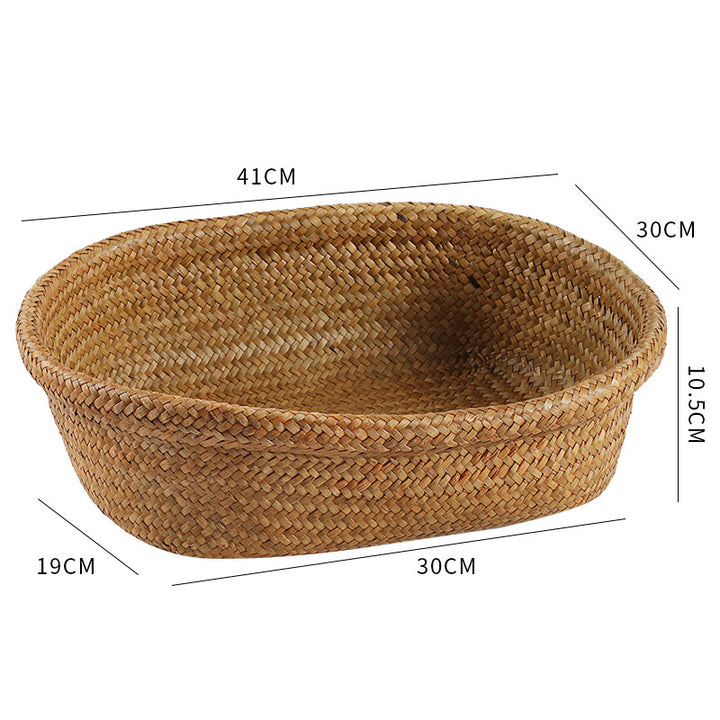 Natural Woven Serving Basket Bowlift