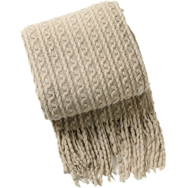 Textured Knit Scarf