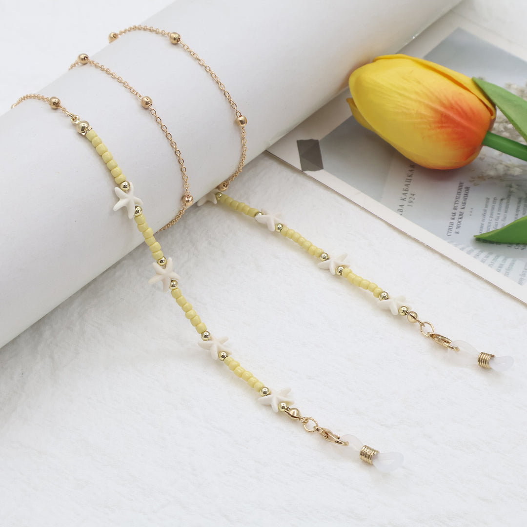 Beach-Inspired Beaded Eyewear Chain Bowlift