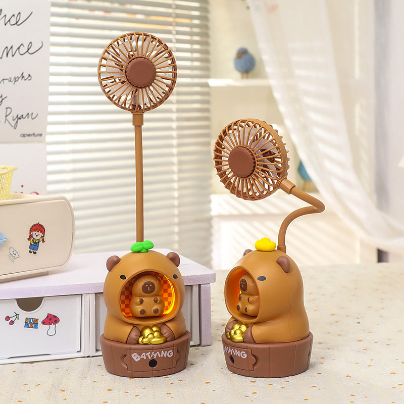 Ladies Stylish Table Fan in Creative Bear Design Bowlift