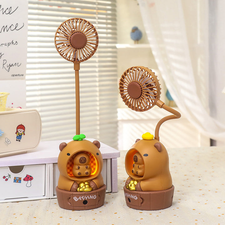 Ladies Stylish Table Fan in Creative Bear Design Bowlift