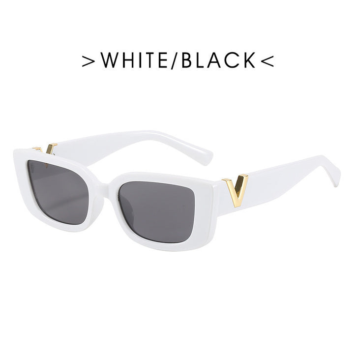 Retro-Inspired Geometric Frame Sunglasses Bowlift