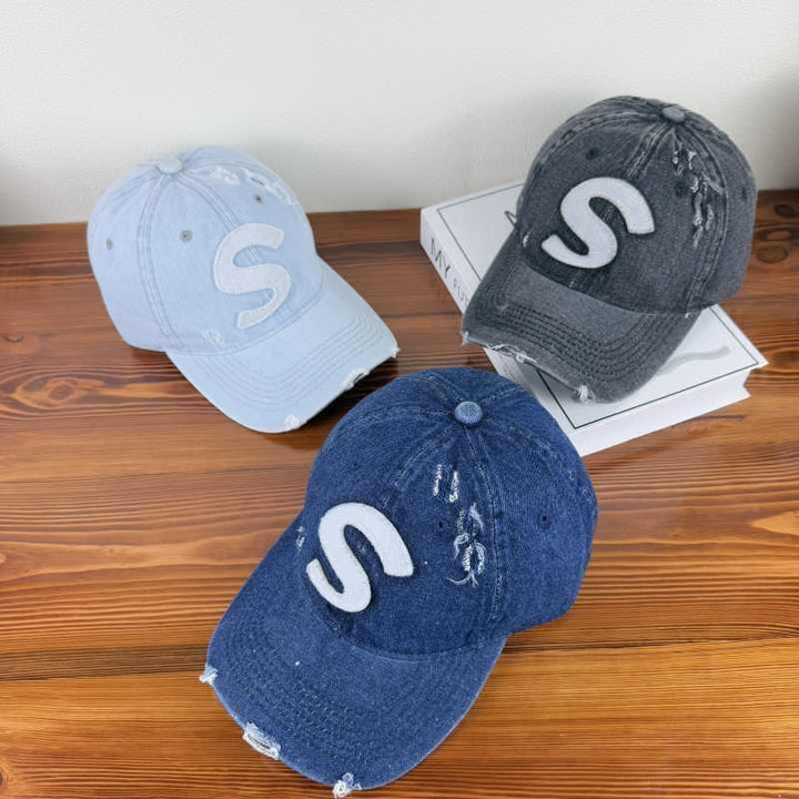 Men's Distressed Graphic Baseball Hat Bowlift