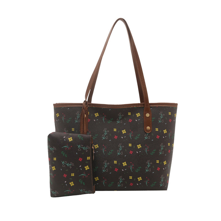 WoFloral Patterned Beach Tote Bag Bowlift
