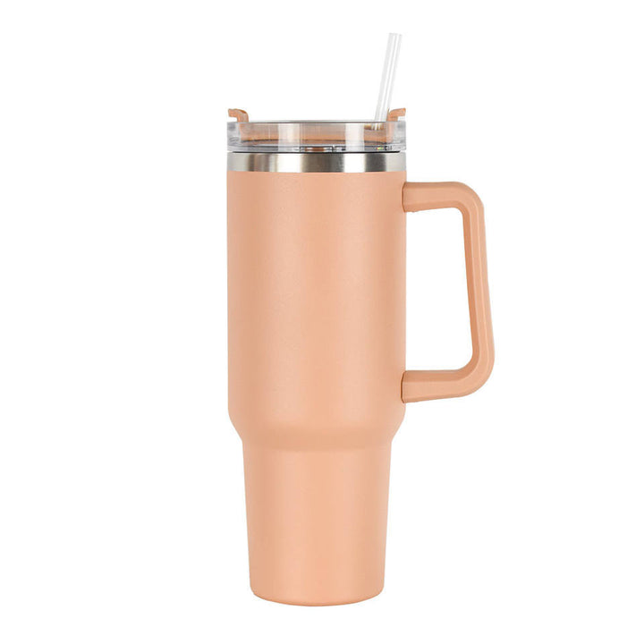 Women's insulated drinking cup with practical carrying handle Bowlift