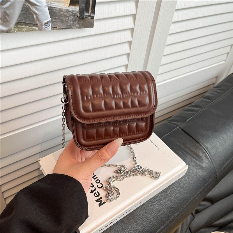 WoTextured Quilted Mini Crossbody Bag Bowlift