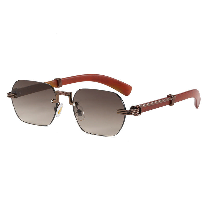 Women's Geometric Designer Sunglasses with Luxurious Metal Frame Bowlift