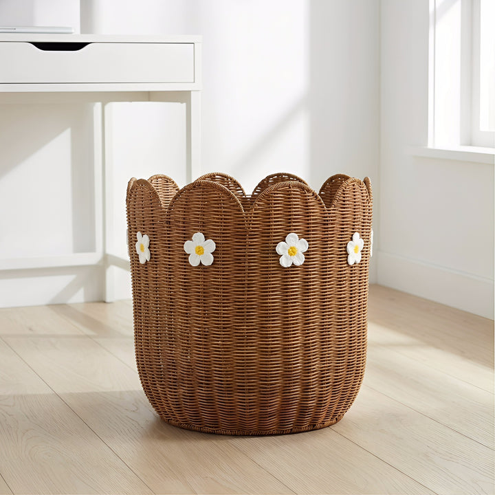 Decorative basket with wavy edge Bowlift