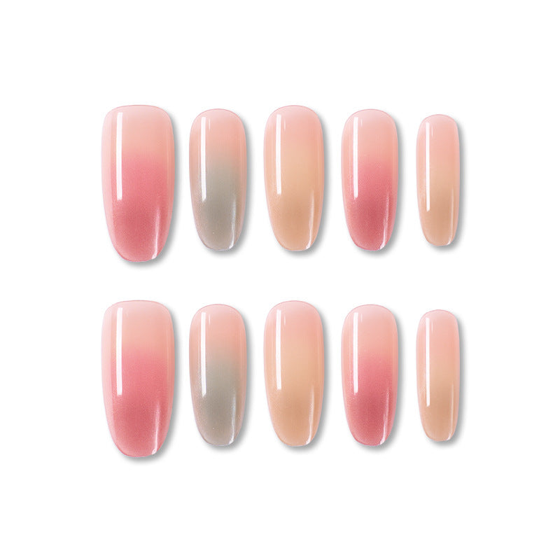 Ombre Gradient Press-On Nails Bowlift
