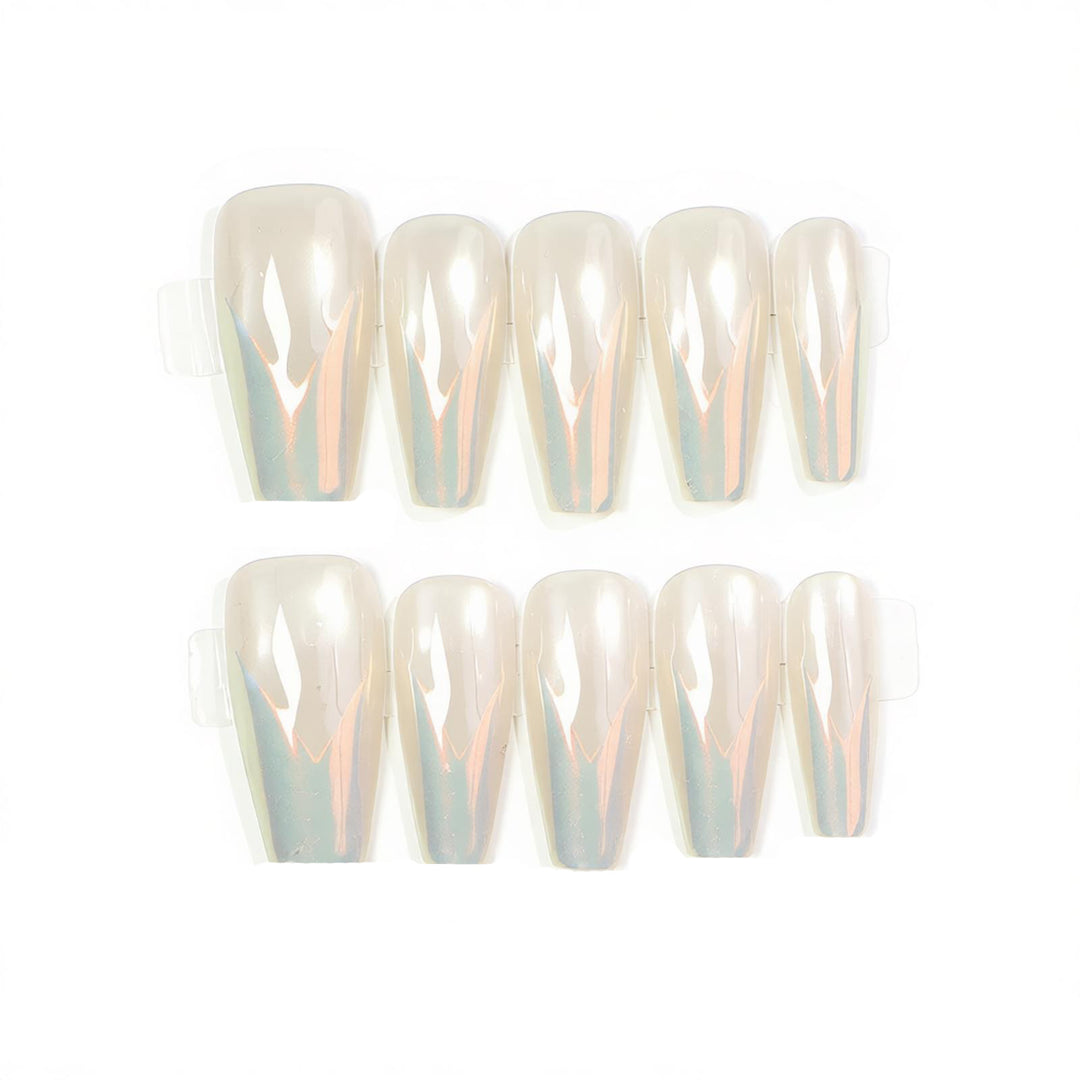 Glossy Stiletto Press-On Nail Art Bowlift