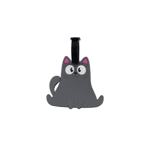 Playful Cat Luggage Tag Bowlift