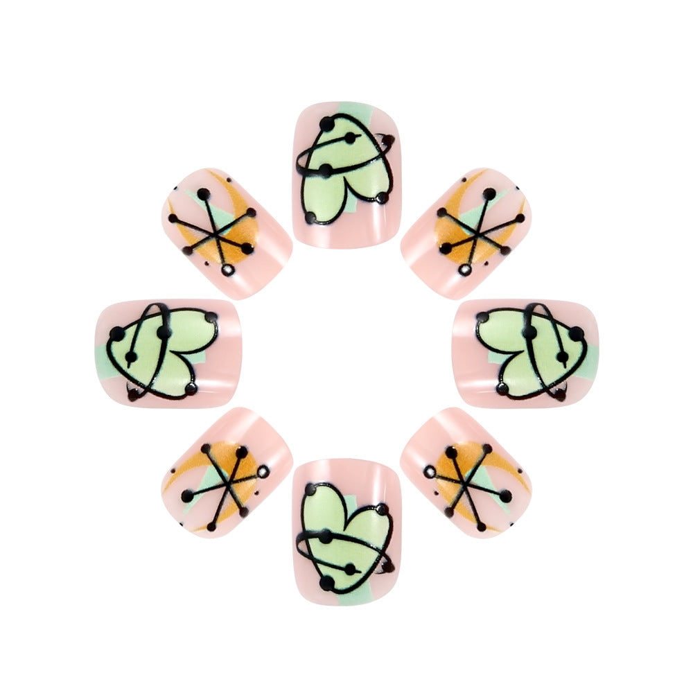 Artistic Abstract Nail Art Bowlift