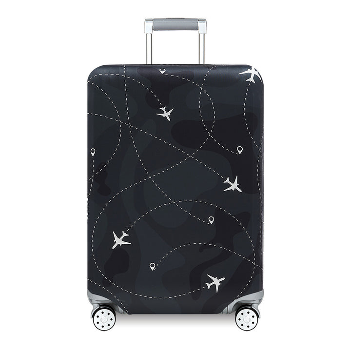 Unisex nan Kids Luggage Cover for Hard Shell Suitcases with Fun Space Design made of Elastic Polyester-Spandex Bowlift