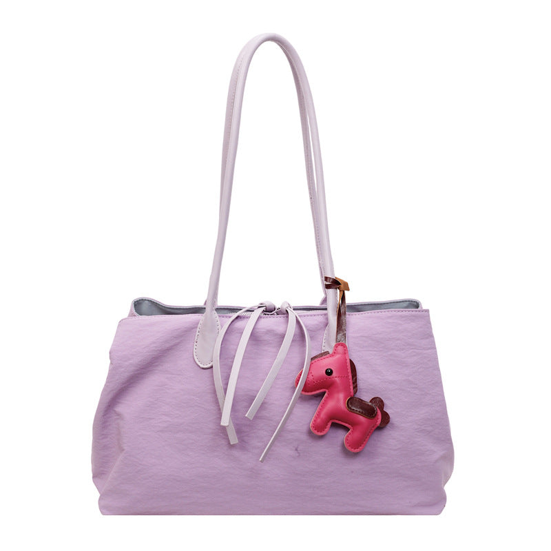 Elegant Tote Bag with Zipper and Practical Interior Pockets Bowlift