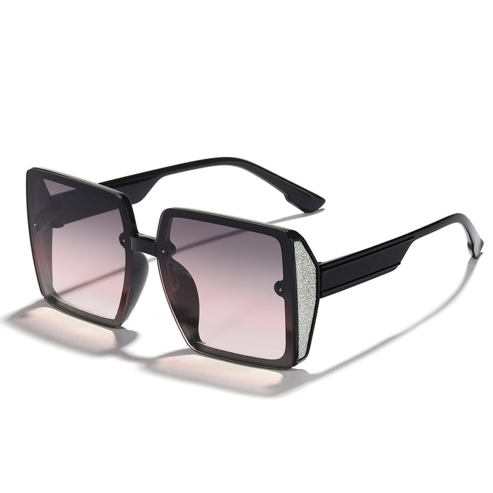 Women oversized sunglasses with shiny accent Bowlift