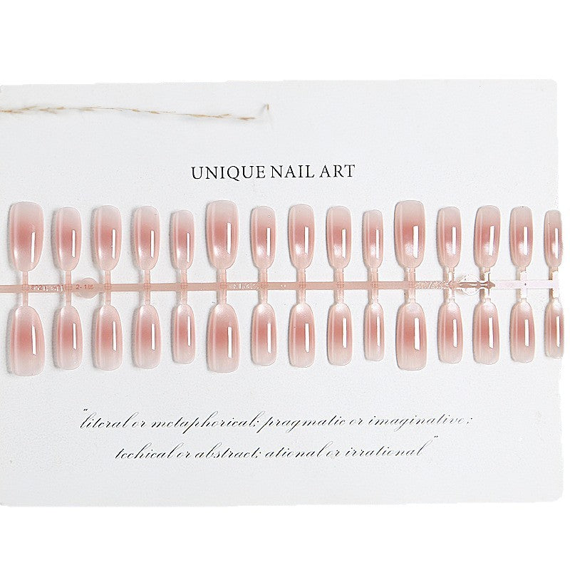 Acrylic nail set with elegant ombre effect and high gloss finish Bowlift