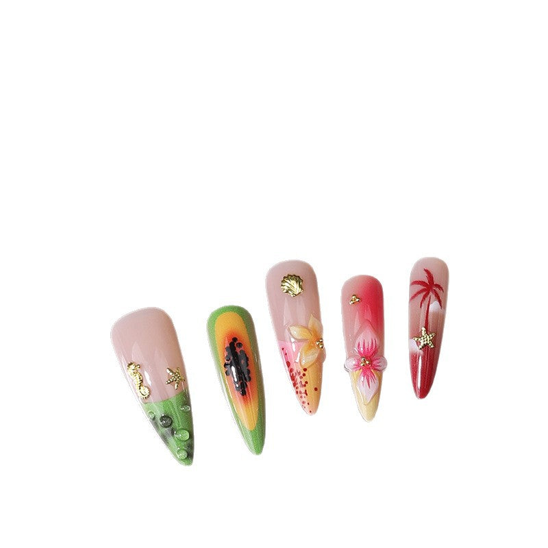 Tropical Nail Art Tips Bowlift