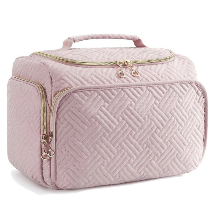 Cosmetic Organizer Bag with Multi-functional Interior Layout Bowlift