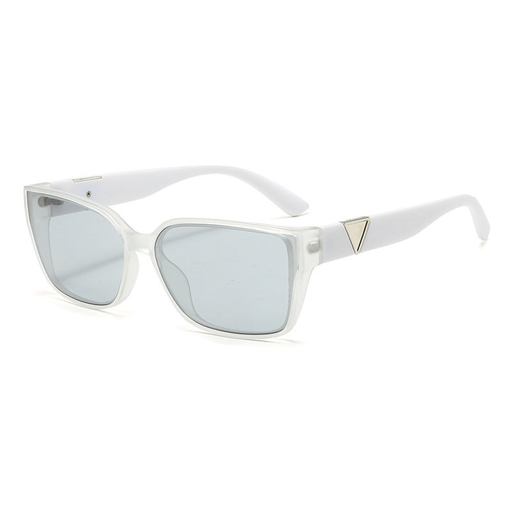 Women's oversized square sunglasses with elegant accents Bowlift